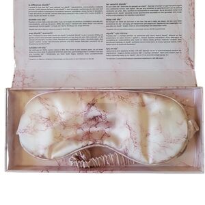 Slip Pure Silk Sleep Mask Pink Marble